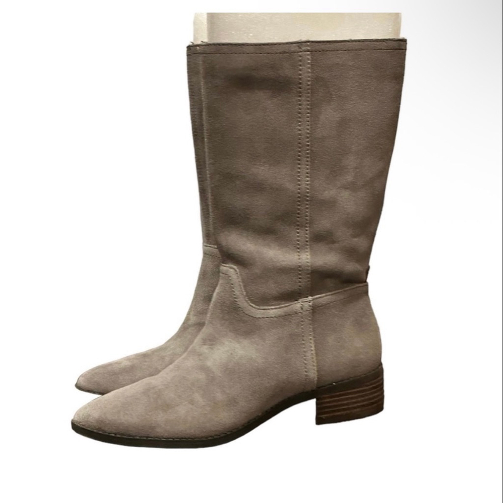 Lucky Brand Women's Lefara Mid Calf Boot Titanium Size 6.5M/37 - Picture 2 of 9